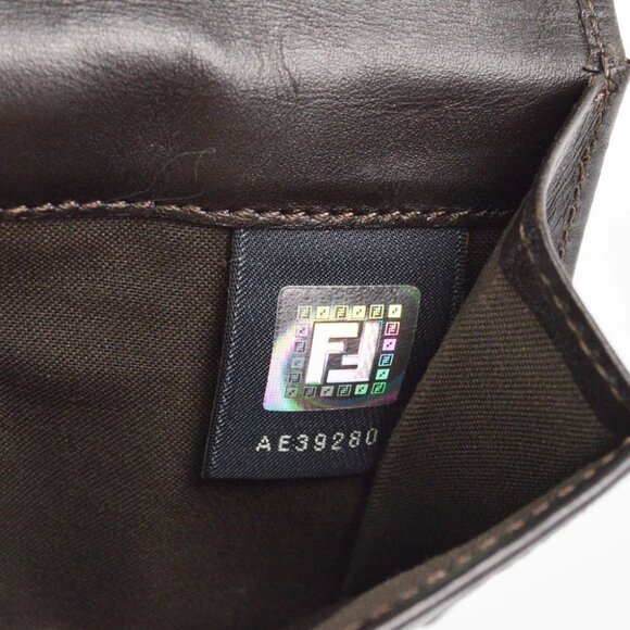 Fendi Brown Zucchino Bifold Wallet 2266.8M0160JQ4.068 XX07525 - Picture 7 of 7